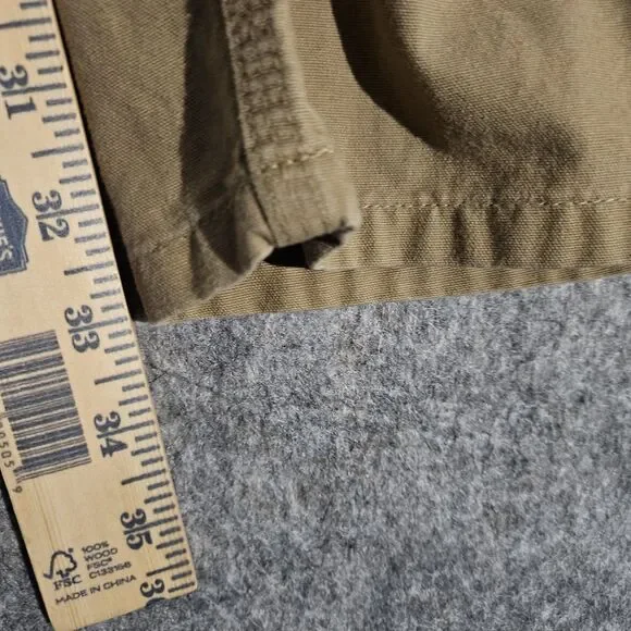 Carhartt Pants Mens 38x34 Brown Dungaree Fit Carpenter Workwear Cotton B151 - Picture 6 of 7